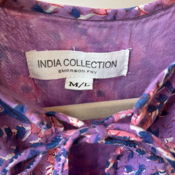 Emerson Fry India Collection Isla Dress Size M/L Cotton Organic Festival Style - Picture 11 of 11